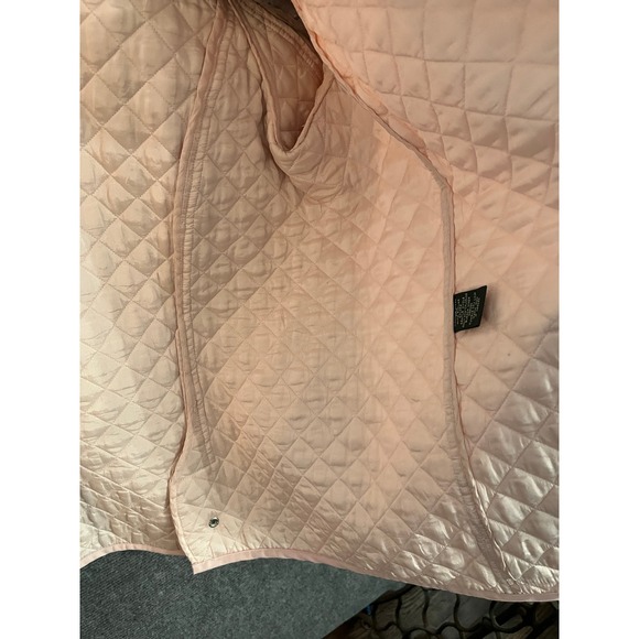 LAUREN RALPH LAUREN Quilted Snap Front Jacket Pink Women's Size 1X - Picture 5 of 11